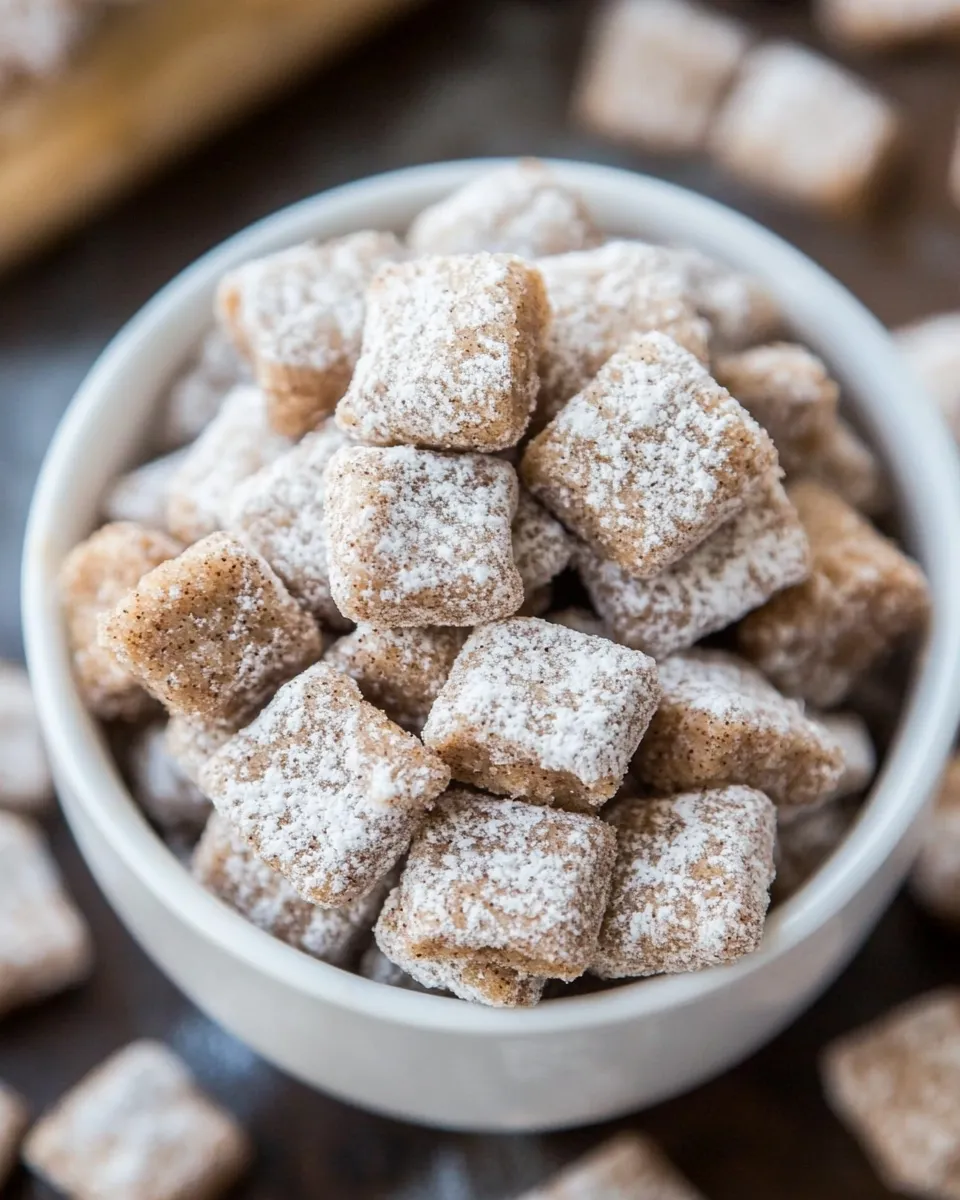 Classic Peanut Butter Snickerdoodle Muddy Buddies image