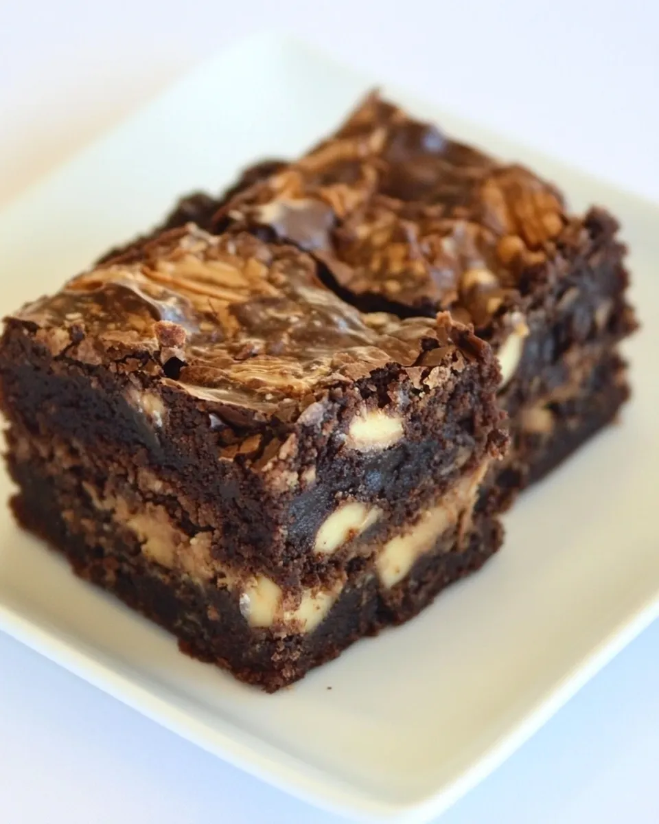 Classic Peanut Butter Snickers Brownies dish photo