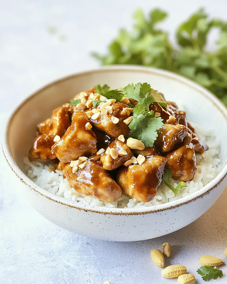 Easy Peanut Chicken Recipe recipe photo