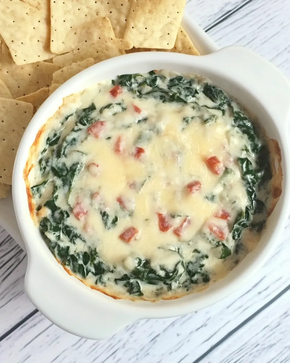 Easy Pepper Jack Spinach Dip recipe photo