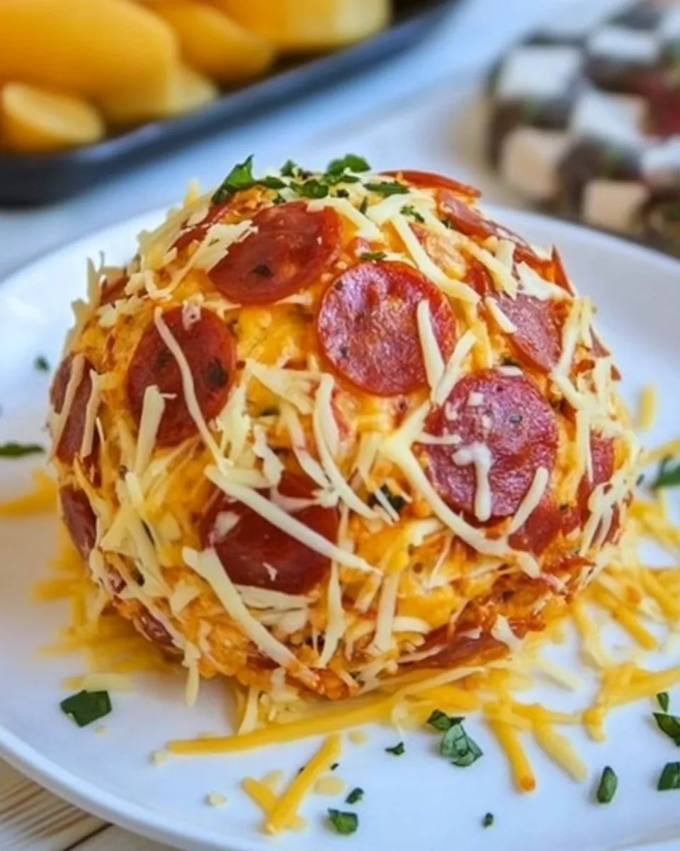 Easy Pepperoni Cheese Ball recipe photo