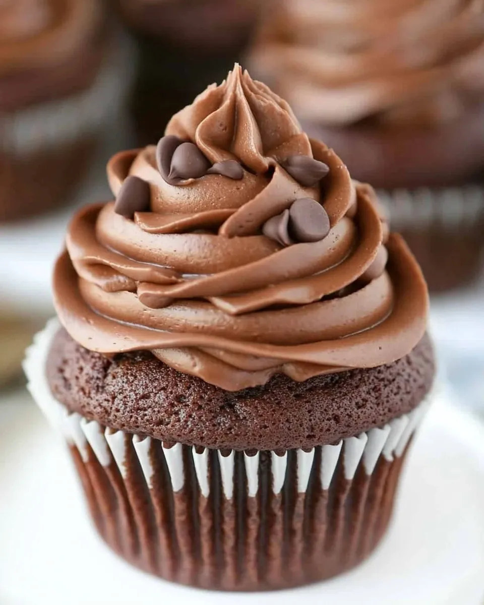Easy Perfect Chocolate Cupcakes recipe photo