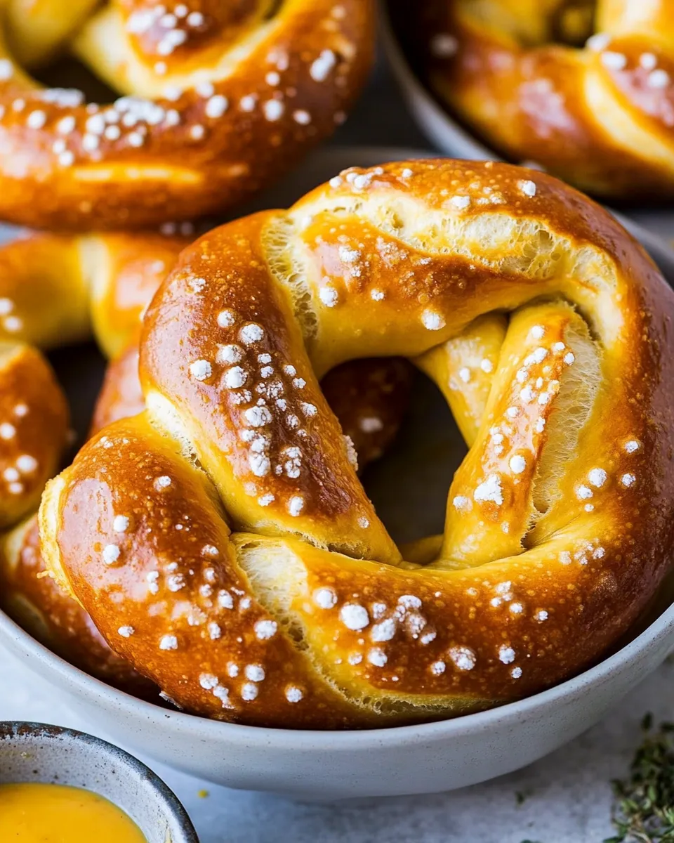 Homemade Perfect Soft Pretzels recipe photo