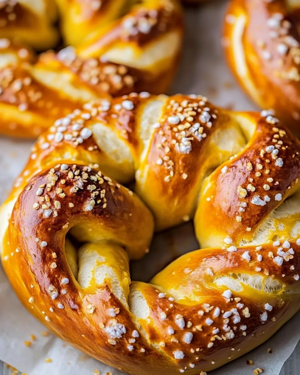 Easy Perfect Soft Pretzels food shot