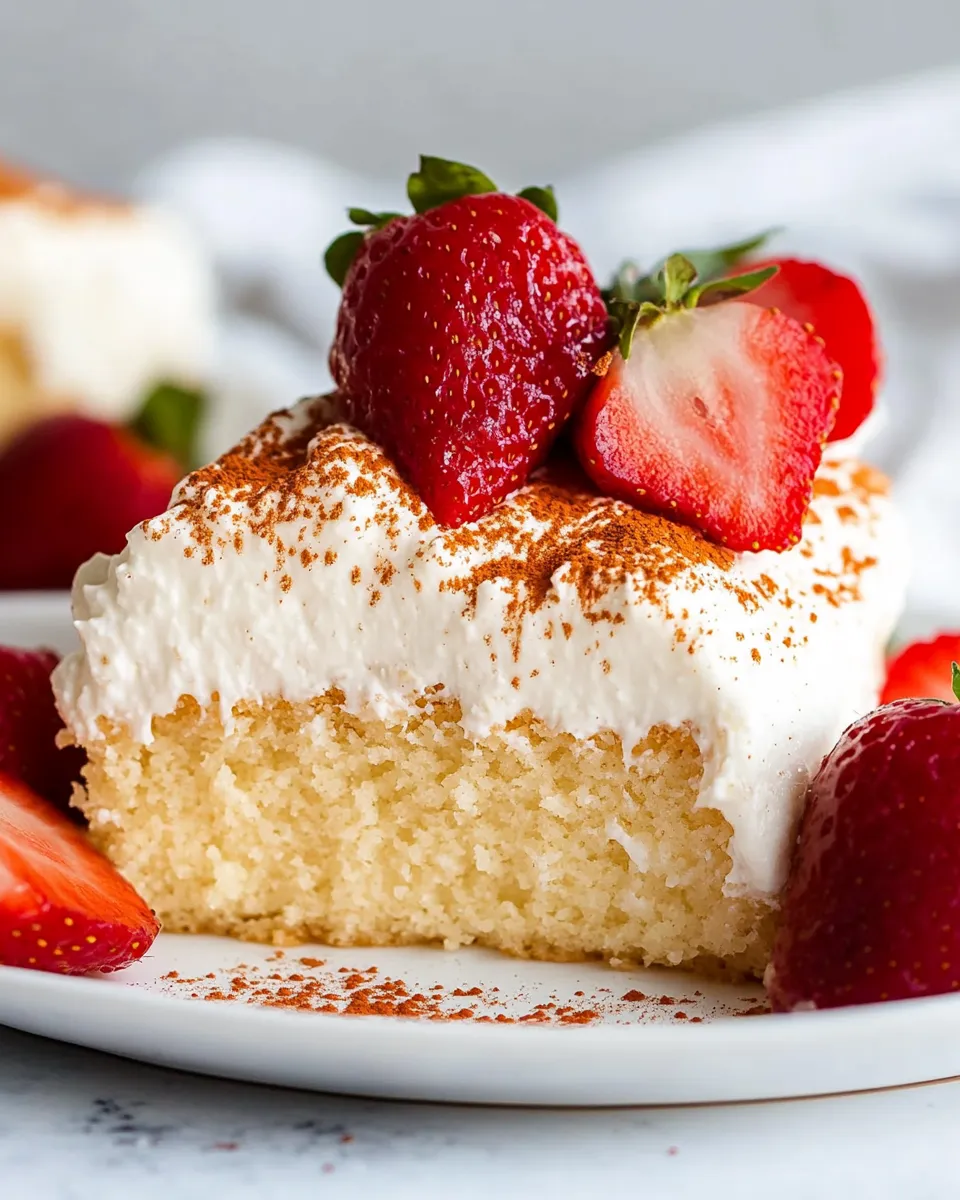 Classic Perfect Tres Leches Cake dish photo