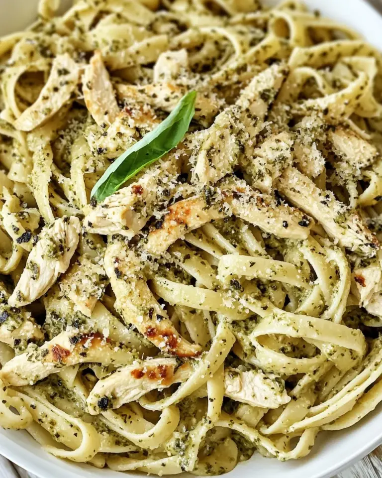Homemade Pesto Chicken Pasta recipe photo