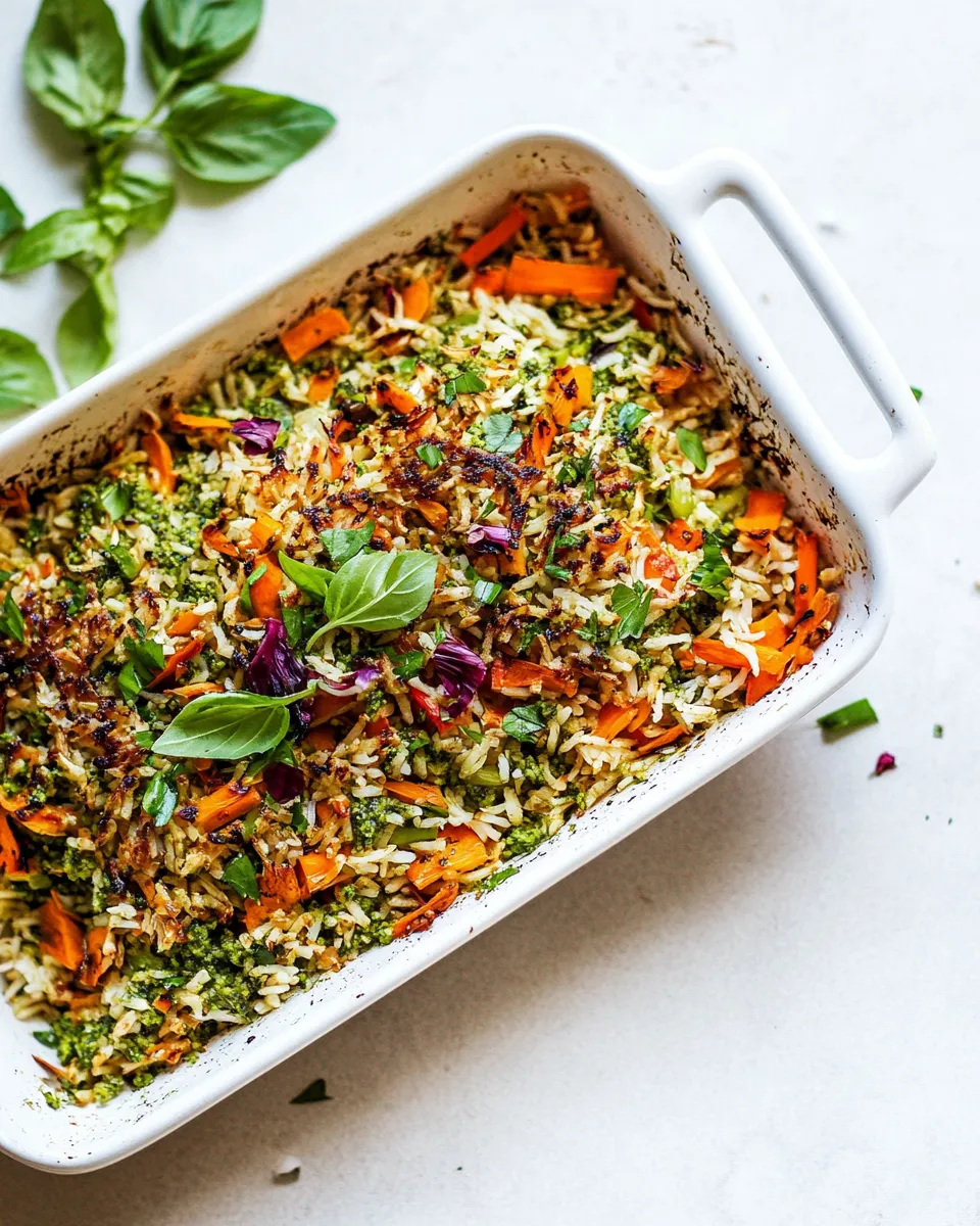 Classic Pesto Rice dish photo