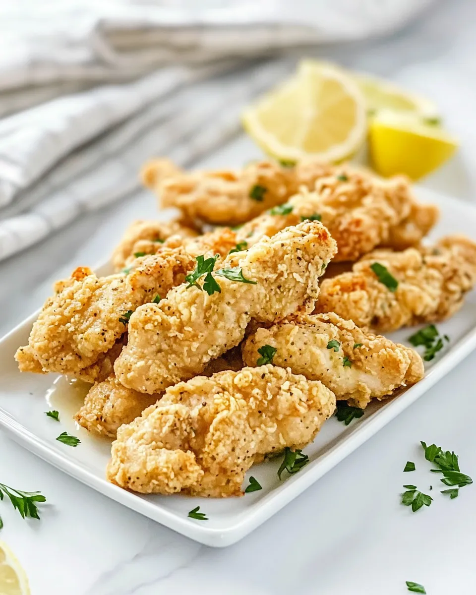 Easy Piada Chicken Tenders food shot