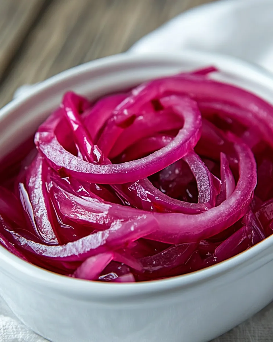 Homemade Pickled Red Onions recipe photo