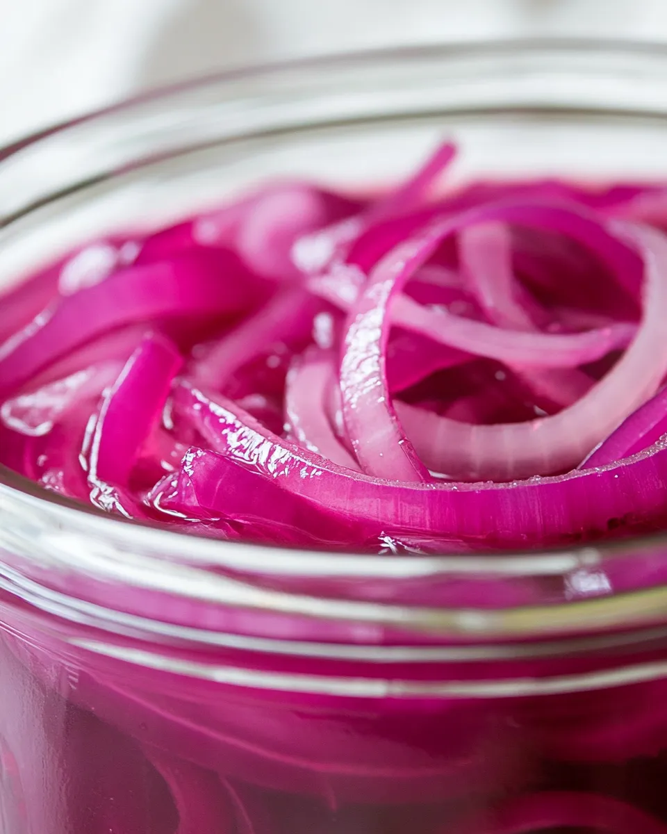 Classic Pickled Red Onions recipe image