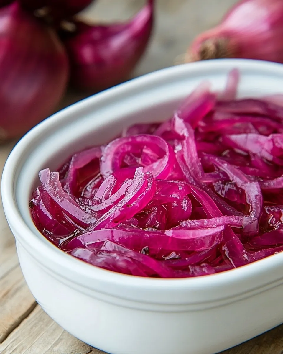 Easy Pickled Red Onions recipe picture