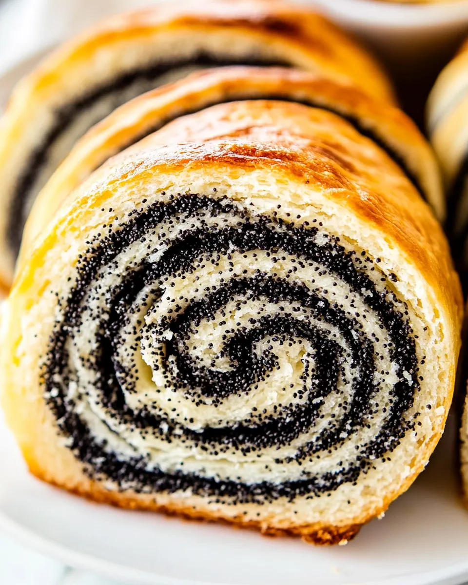 Delicious Poppy Seed Roll plate image