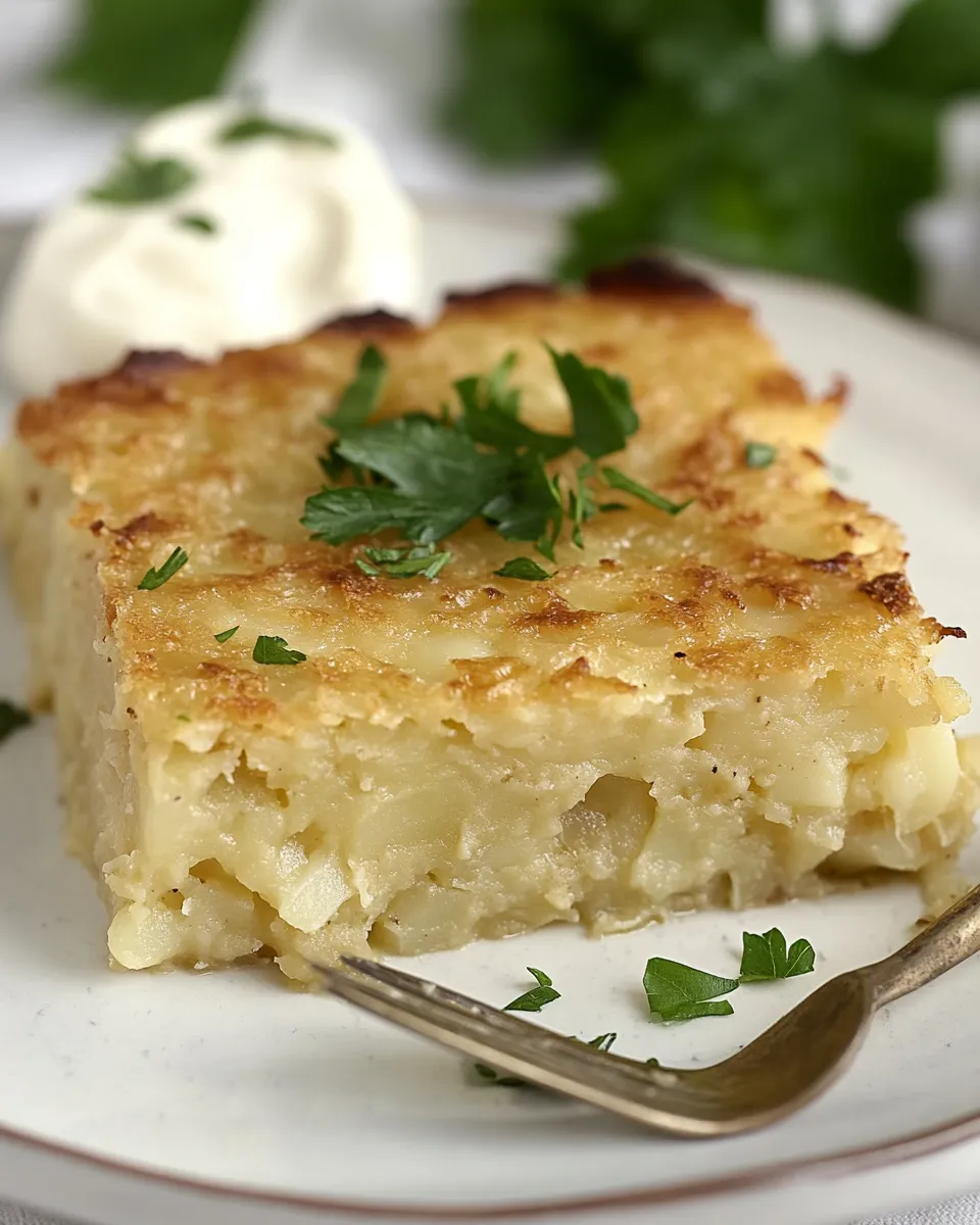 Easy Potato Kugel dish photo