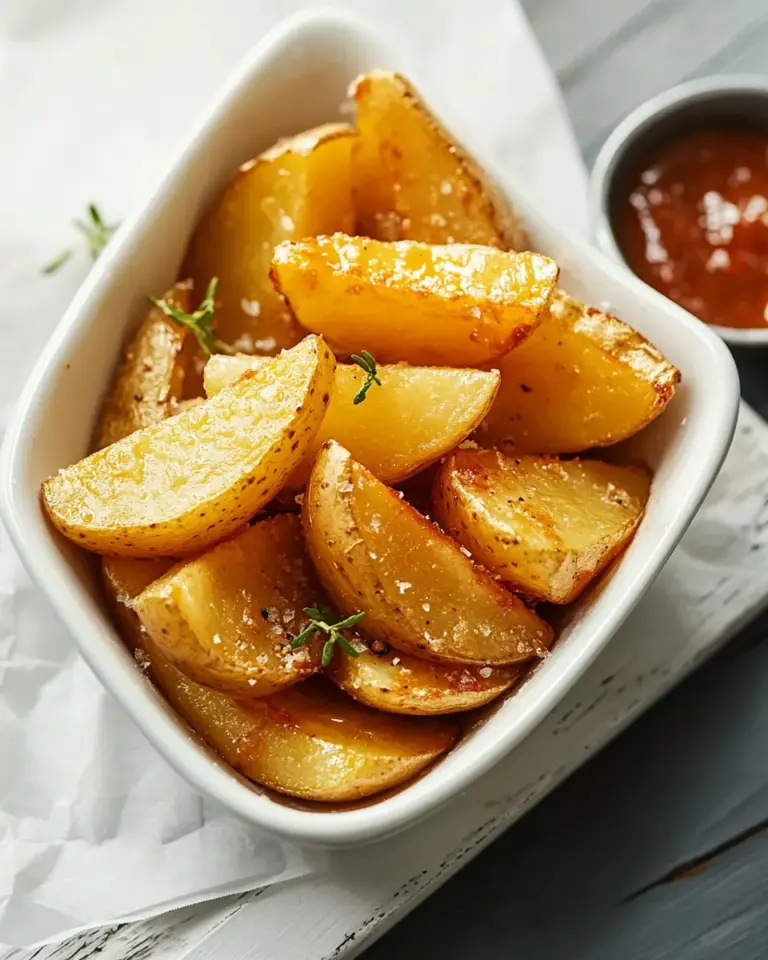 Homemade Potato Wedges in the Microwave recipe photo
