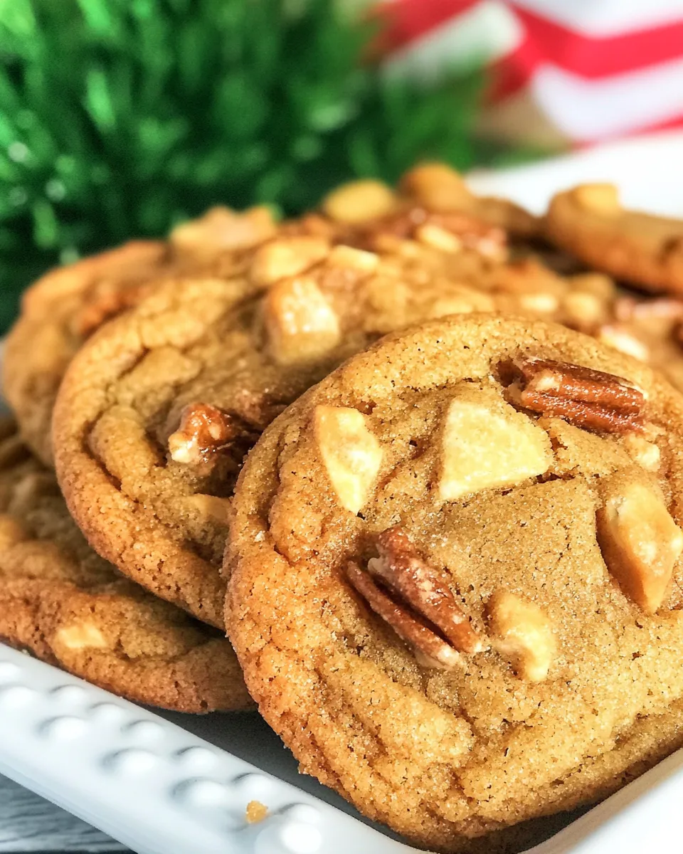 Delicious Praline Cookies plate image