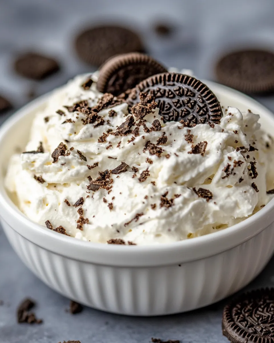 Homemade Protein Oreo Fluff Dessert photo