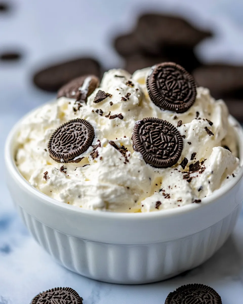 Classic Protein Oreo Fluff Dessert recipe image