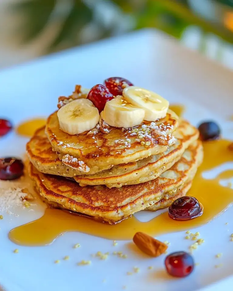 Homemade Protein Quinoa Pancakes photo