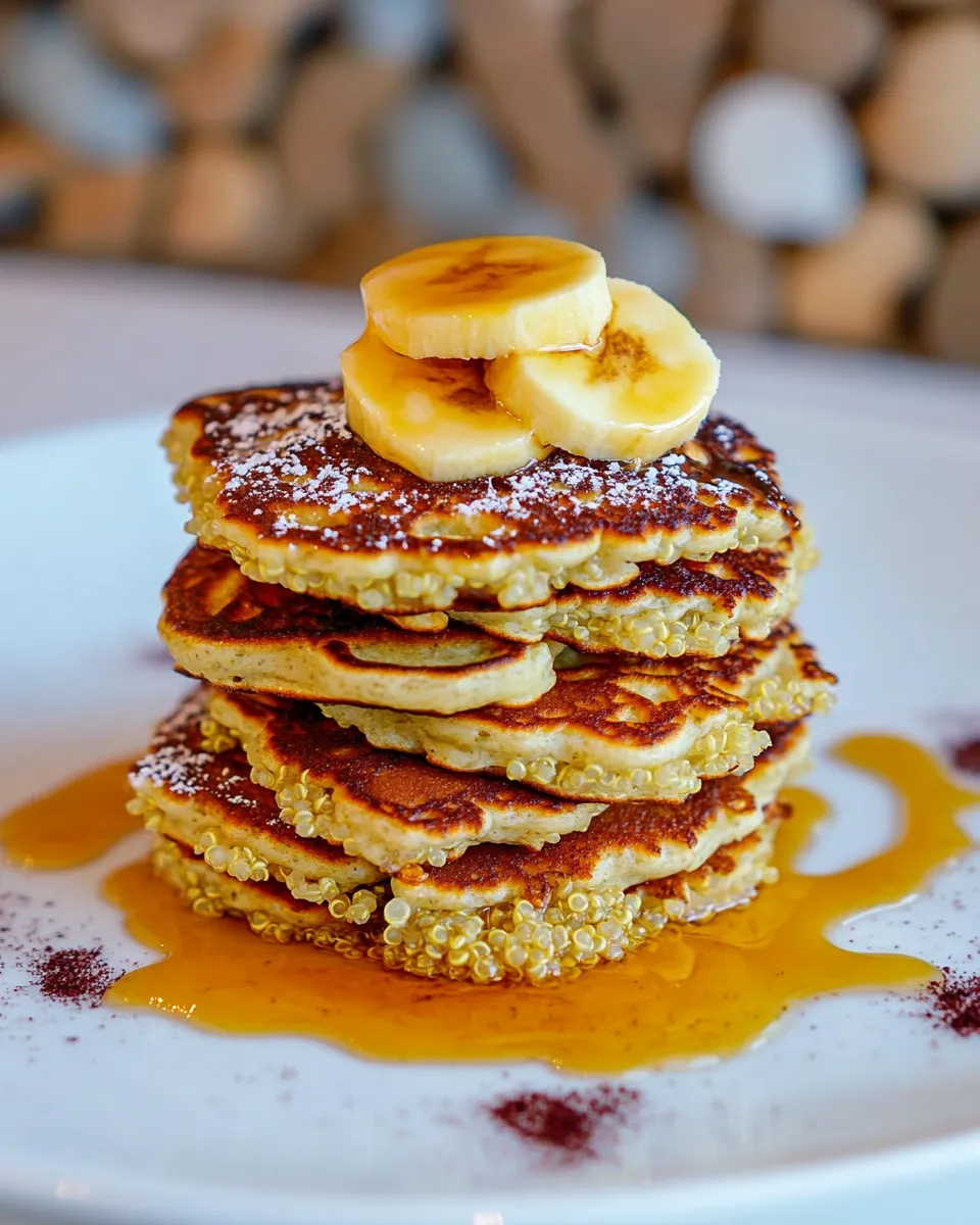 Easy Protein Quinoa Pancakes recipe photo