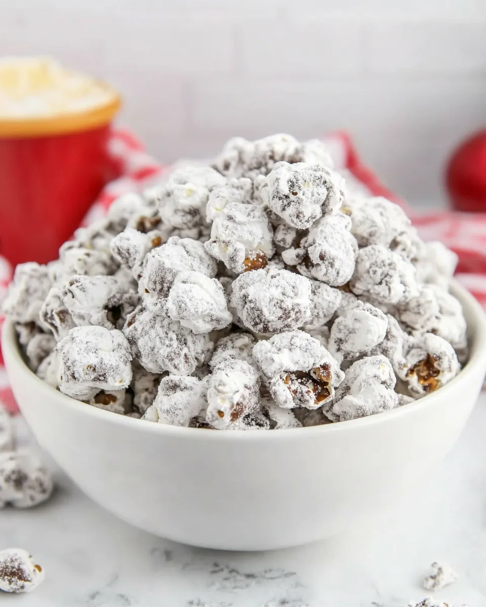 Classic Puppy Chow Popcorn dish photo