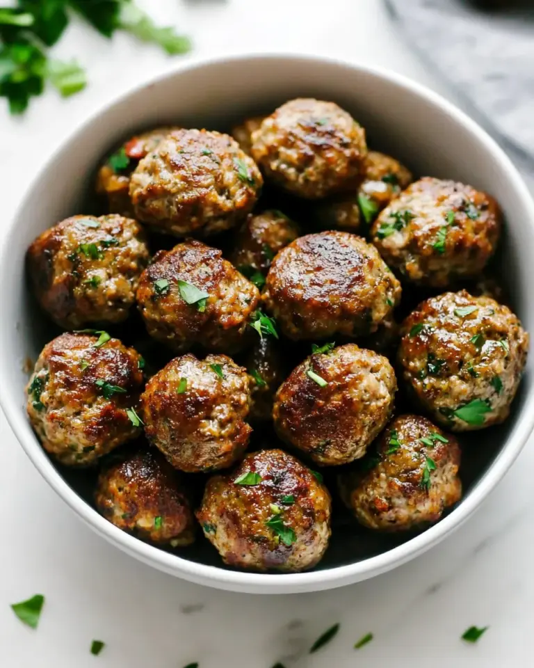 Homemade Quick and Easy Air Fryer Meatballs photo