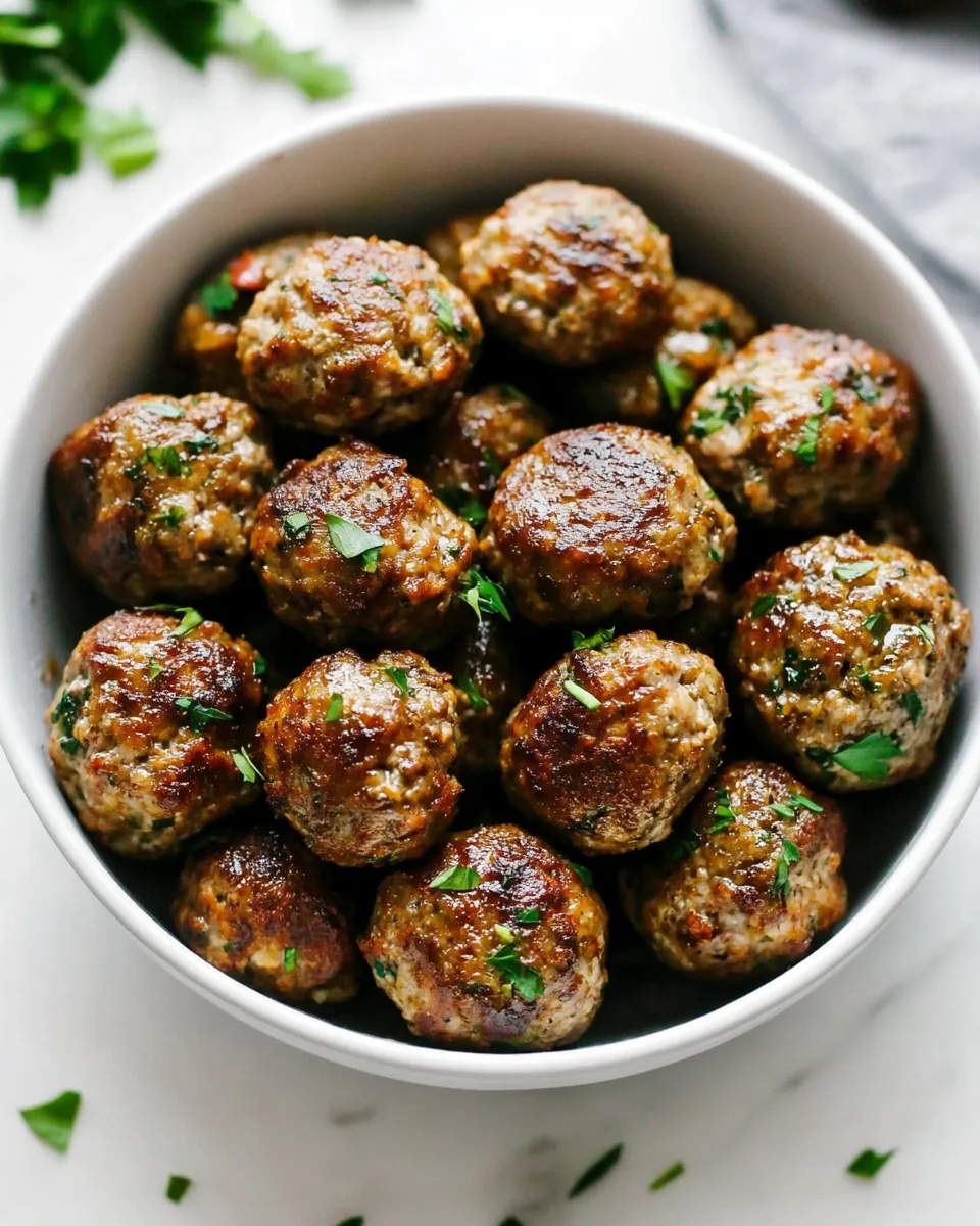 Homemade Quick and Easy Air Fryer Meatballs photo
