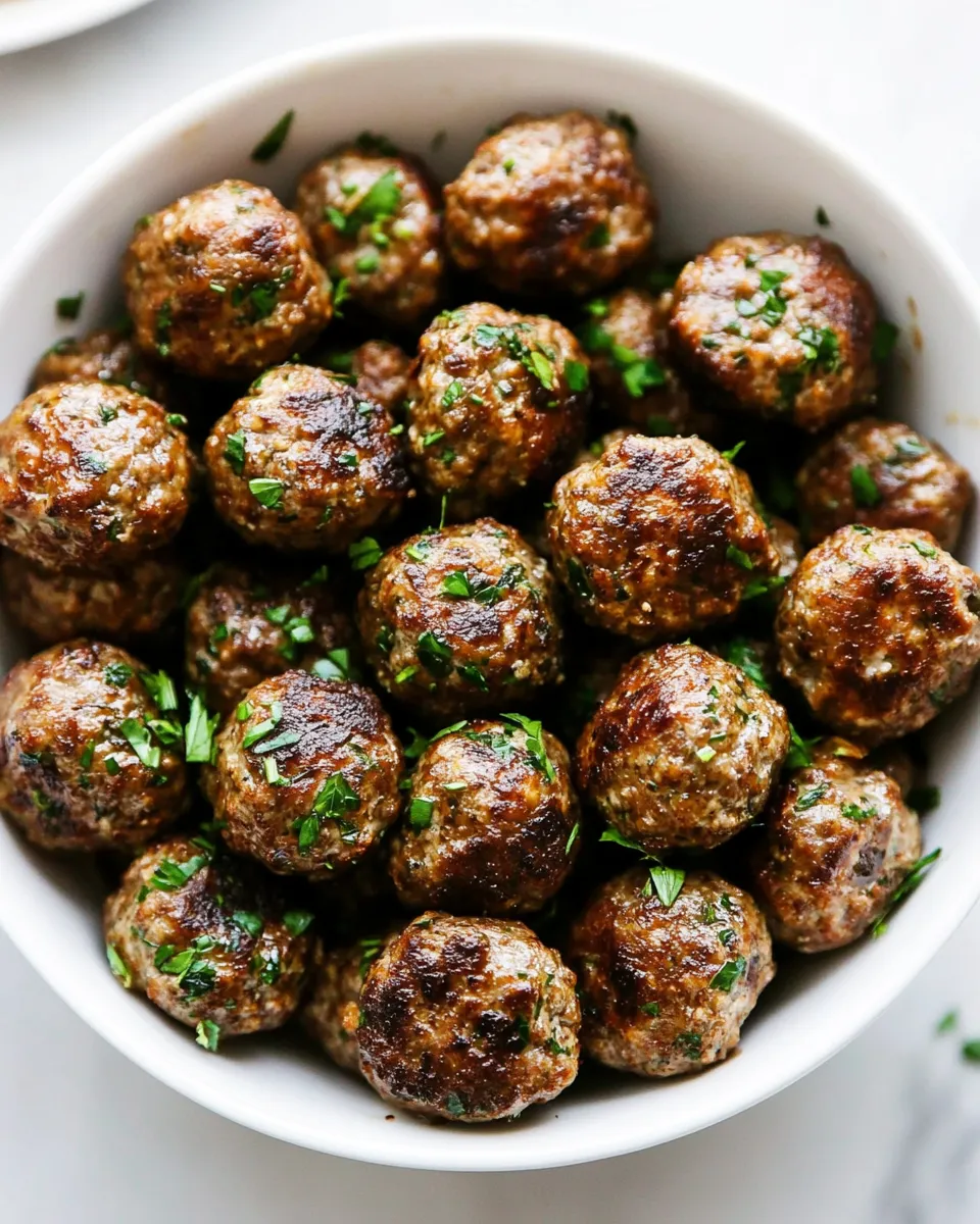 Best Quick and Easy Air Fryer Meatballs recipe photo