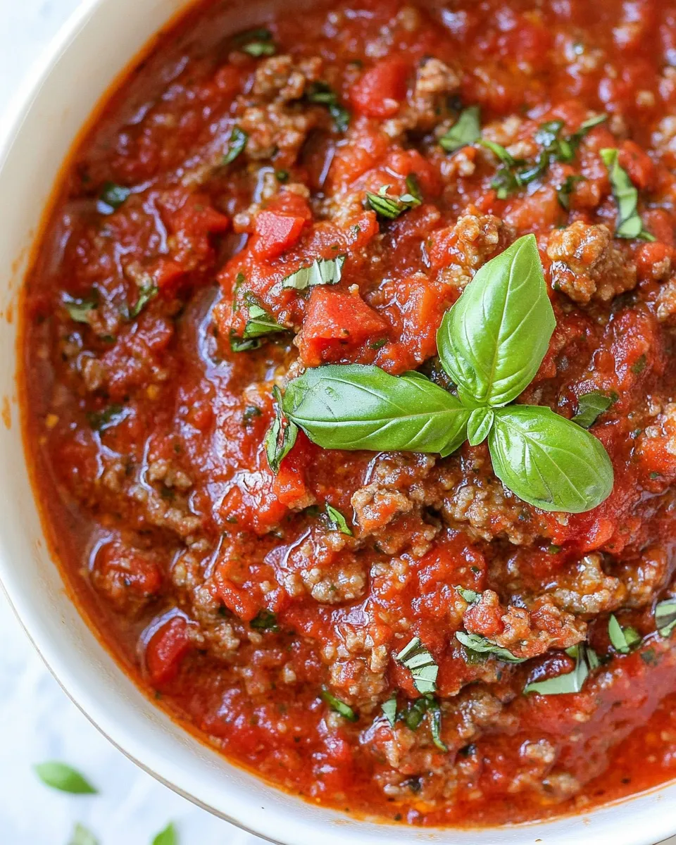 Delicious Quick and Easy Sausage Marinara Sauce Recipe recipe photo