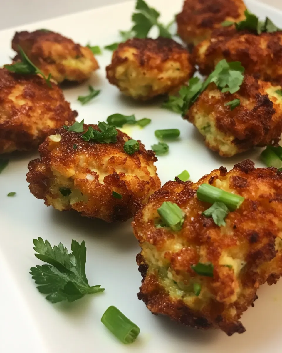 Delicious Ranch Chicken Fritters dish photo