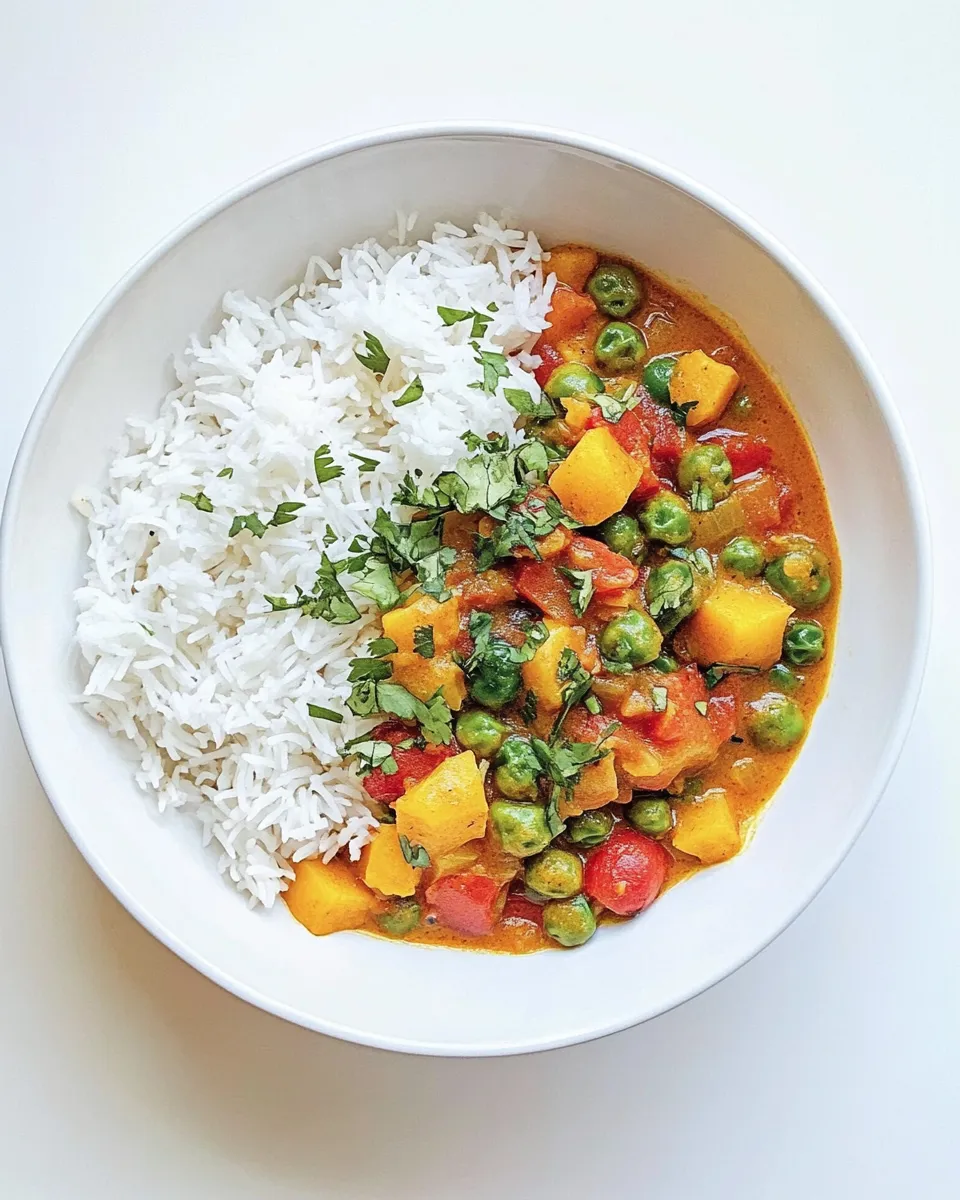 Easy Red Vegetable Curry recipe photo