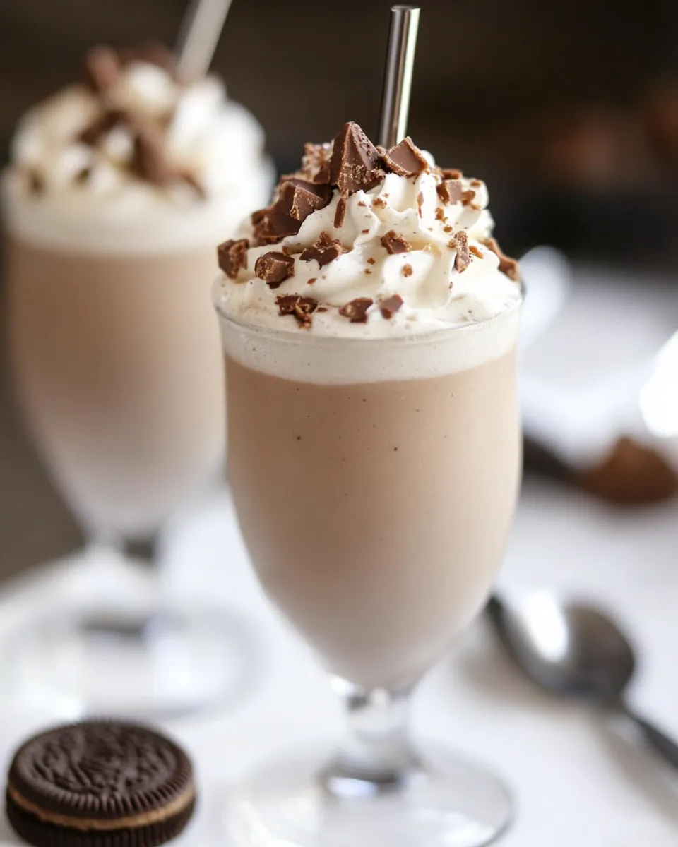 Classic Reeses Peanut Butter Cup Oreo Milkshake dish photo