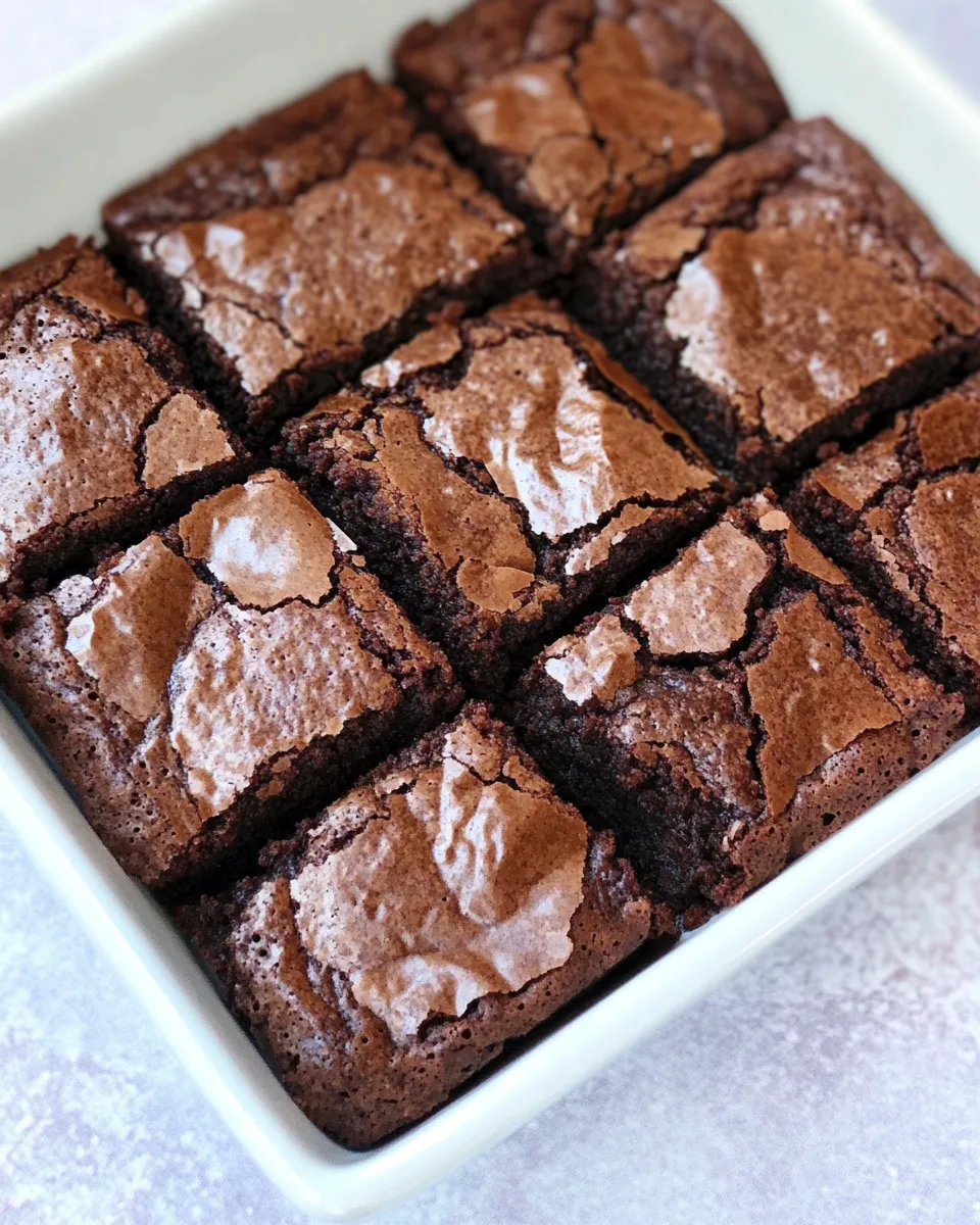 Classic Rich Cocoa Brownies image