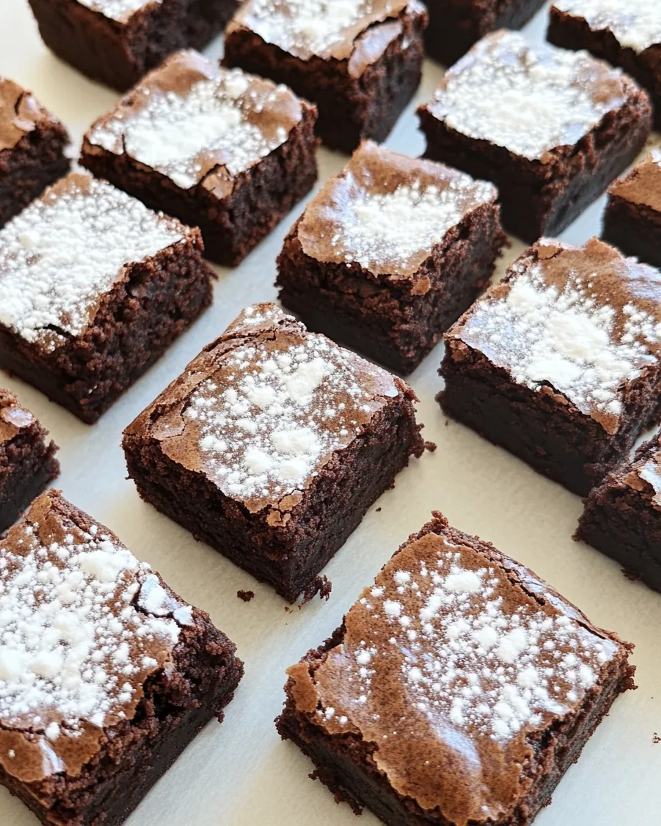 Delicious Rich Cocoa Brownies dish photo