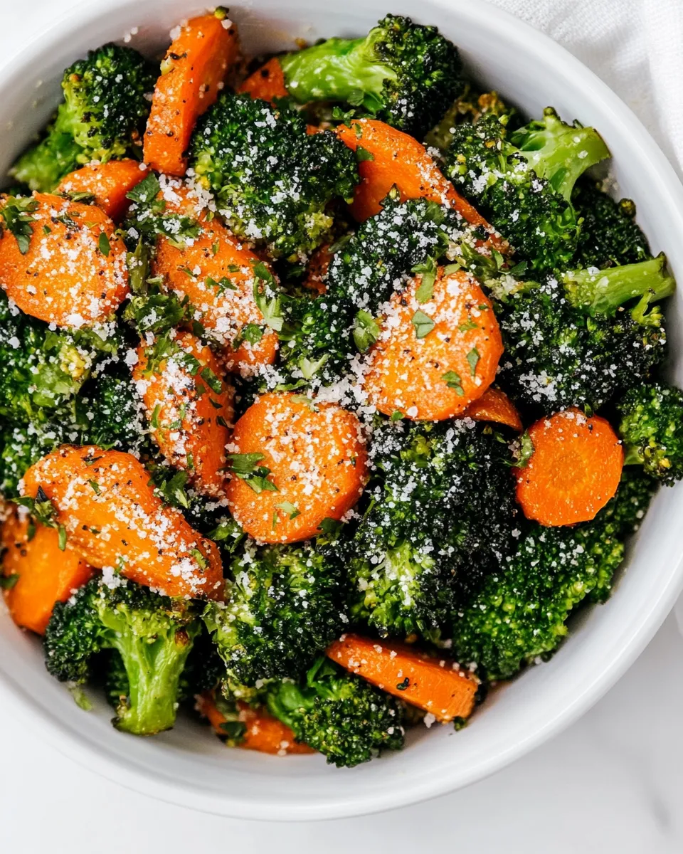 Delicious Roasted Broccoli and Carrots dish photo