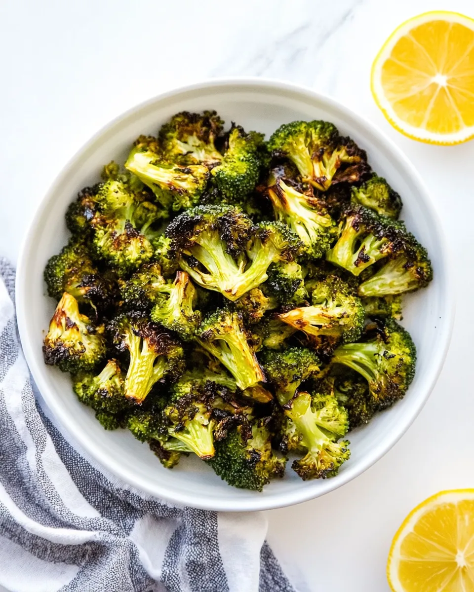 Homemade Roasted Frozen Broccoli recipe photo