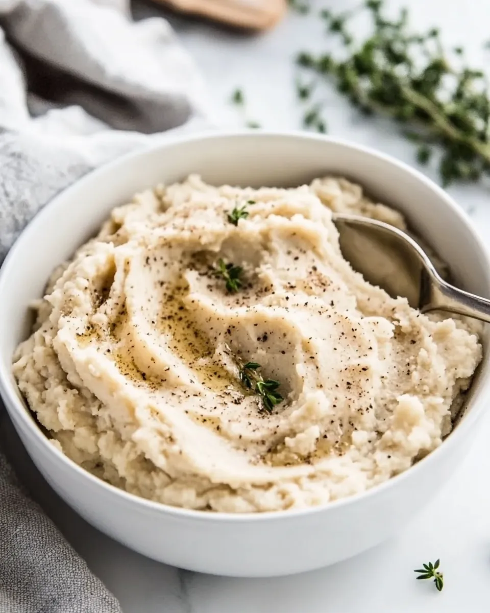 Classic Roasted Mashed Cauliflower dish photo