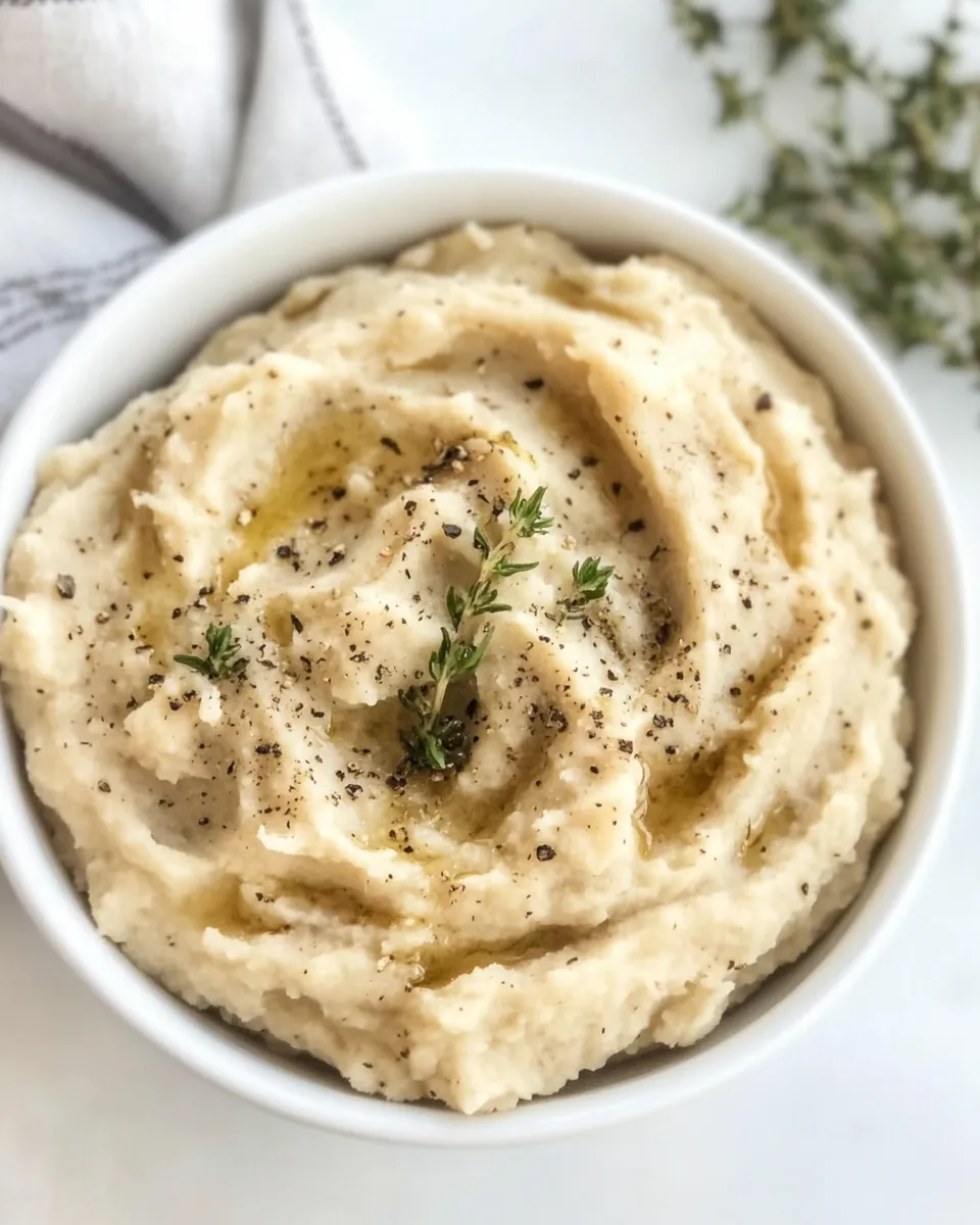 Delicious Roasted Mashed Cauliflower image