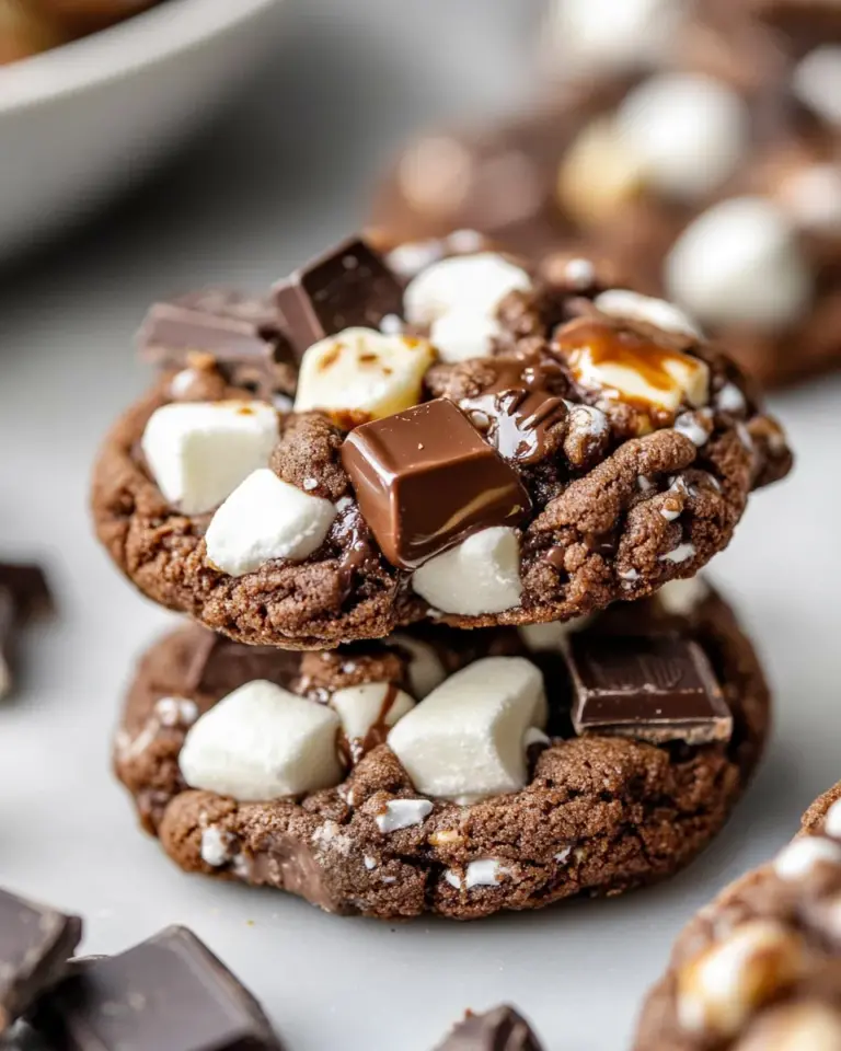 Homemade Rocky Road Chocolate Cookies photo