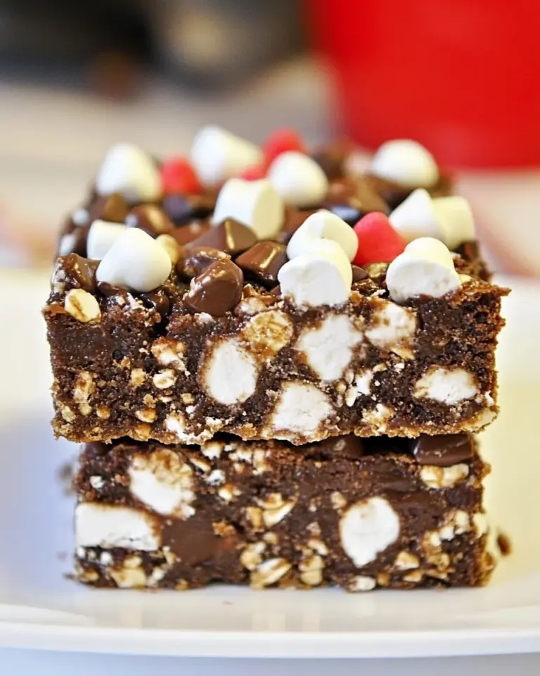Homemade Rocky Road Smores Bars recipe photo