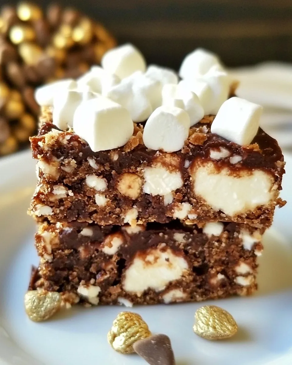 Classic Rocky Road Smores Bars dish photo