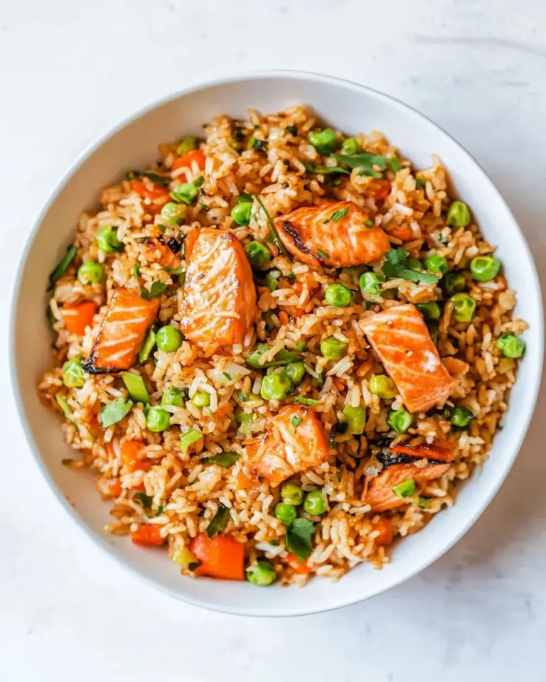 Homemade Salmon Fried Rice photo