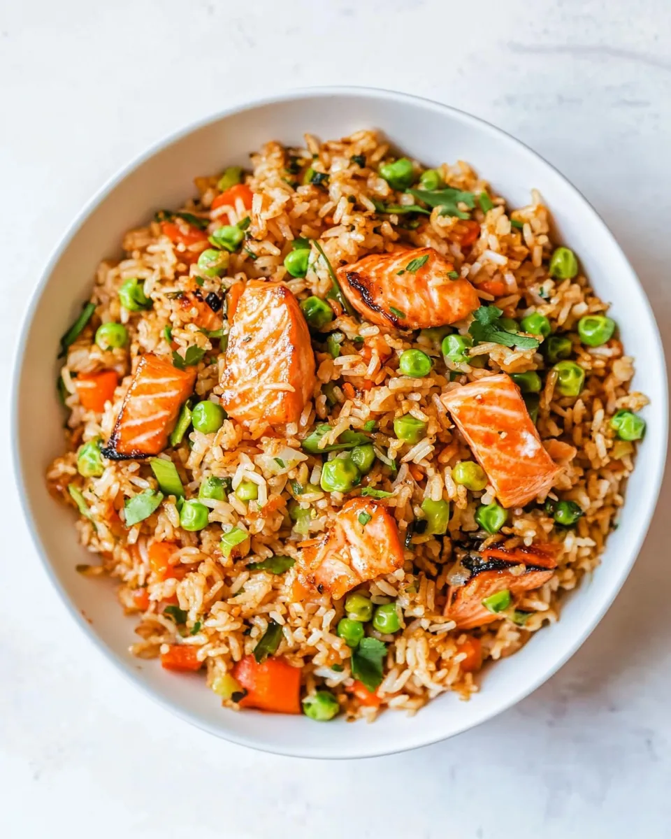 Homemade Salmon Fried Rice photo