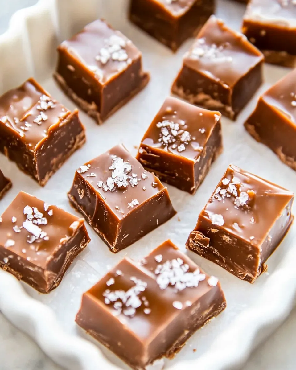 Classic Salted Caramel Chocolate Fudge image