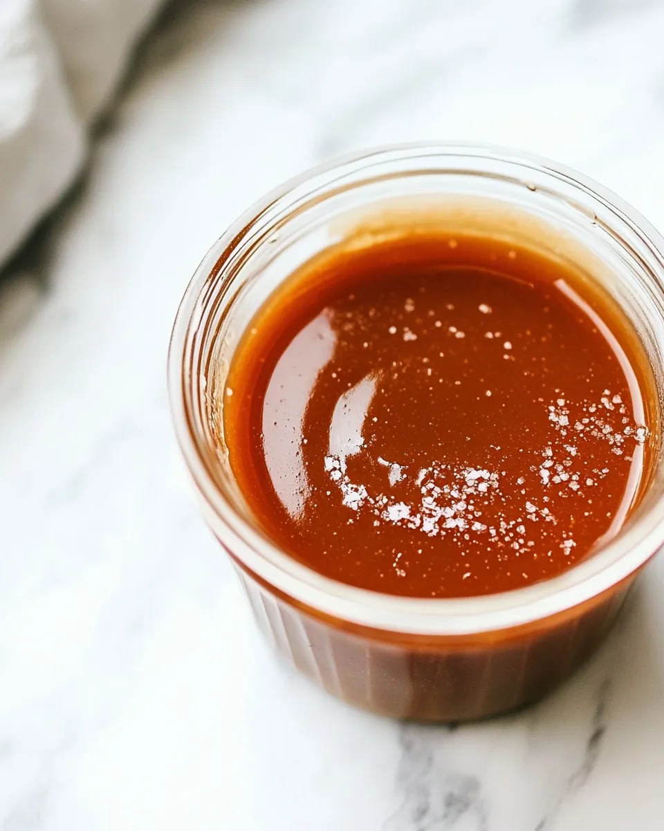 Homemade Salted Caramel Sauce Recipe photo