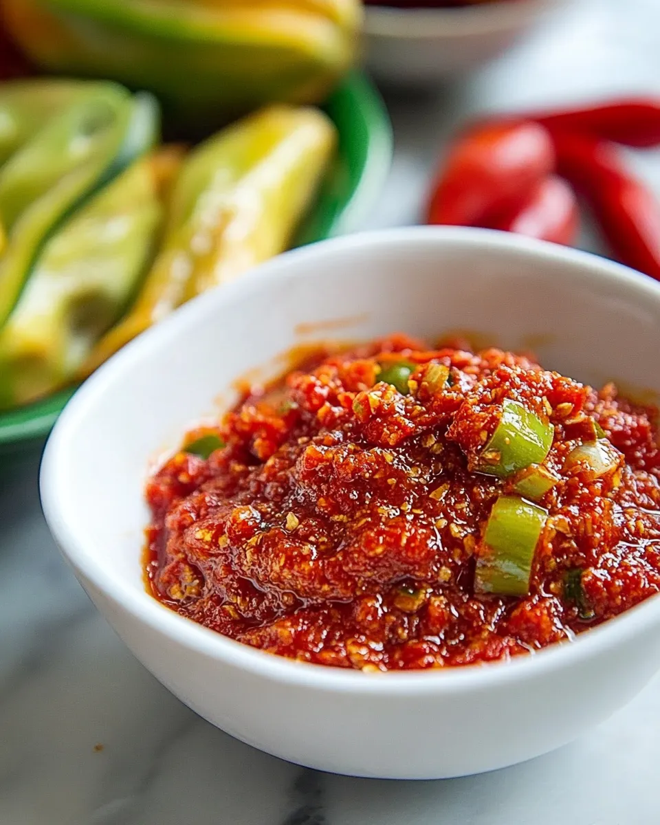 Homemade Sambal Belacan recipe photo