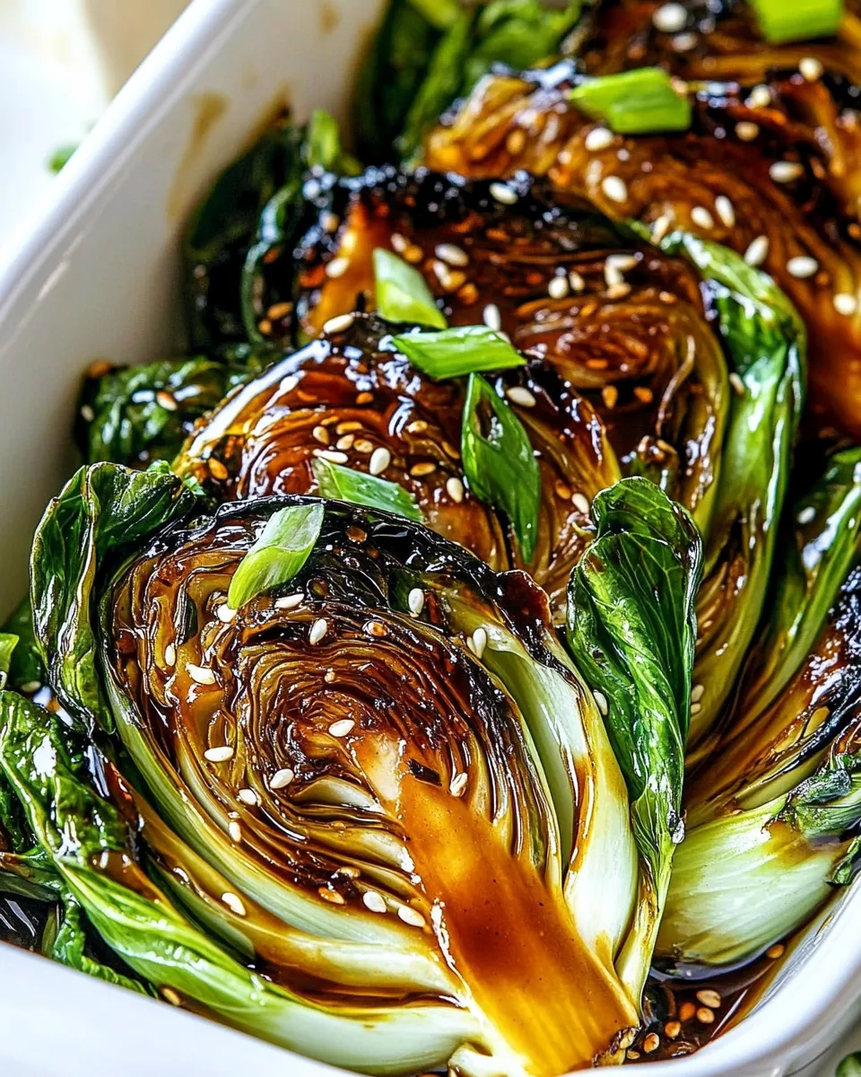 Healthy Sauted Baby Bok Choy dish photo