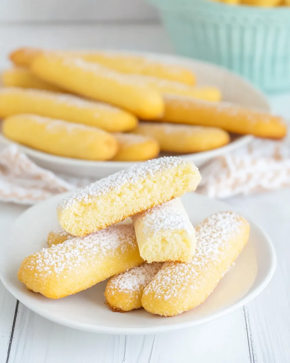 Classic Savoiardi - Ladyfingers recipe image