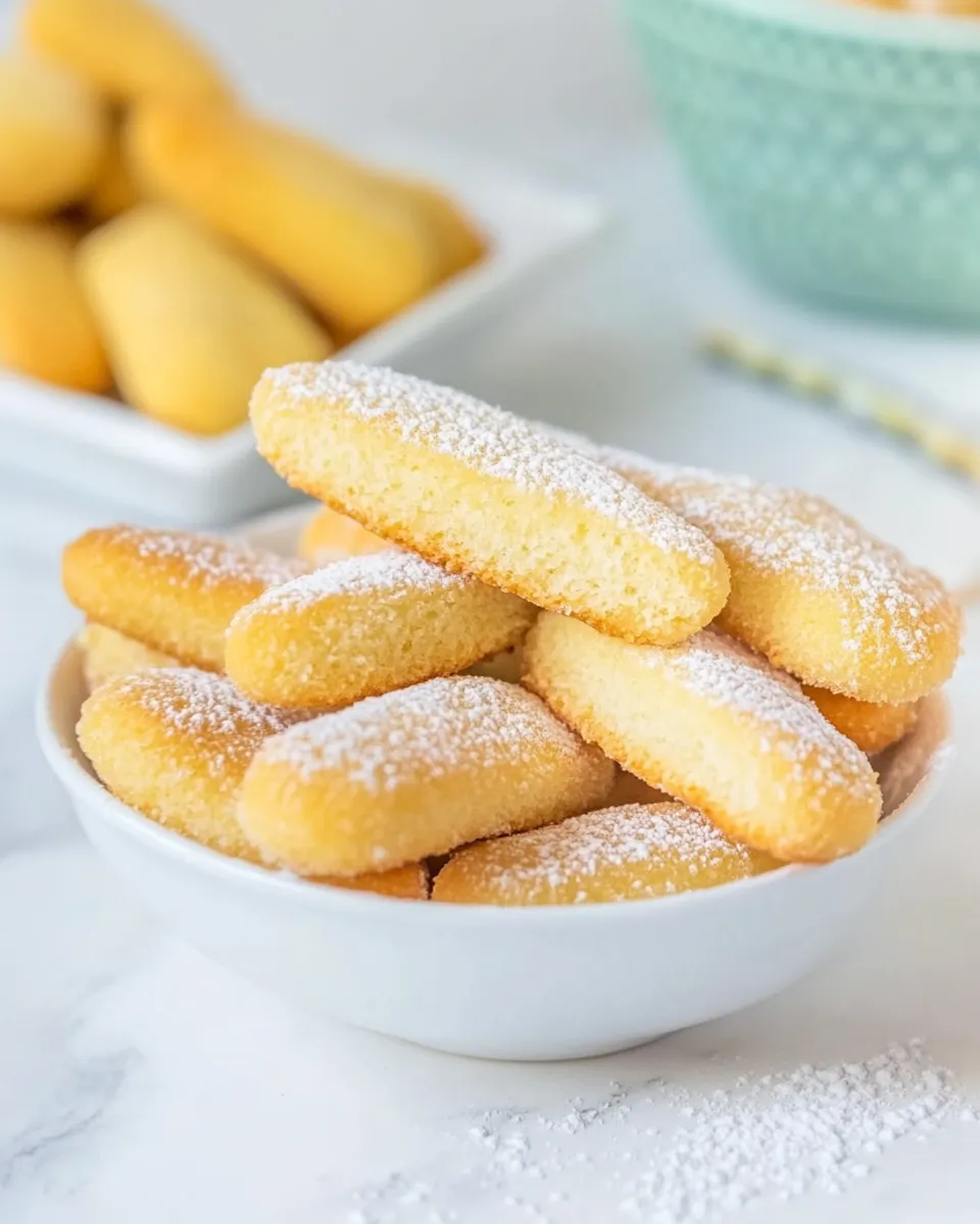 Easy Savoiardi - Ladyfingers dish photo