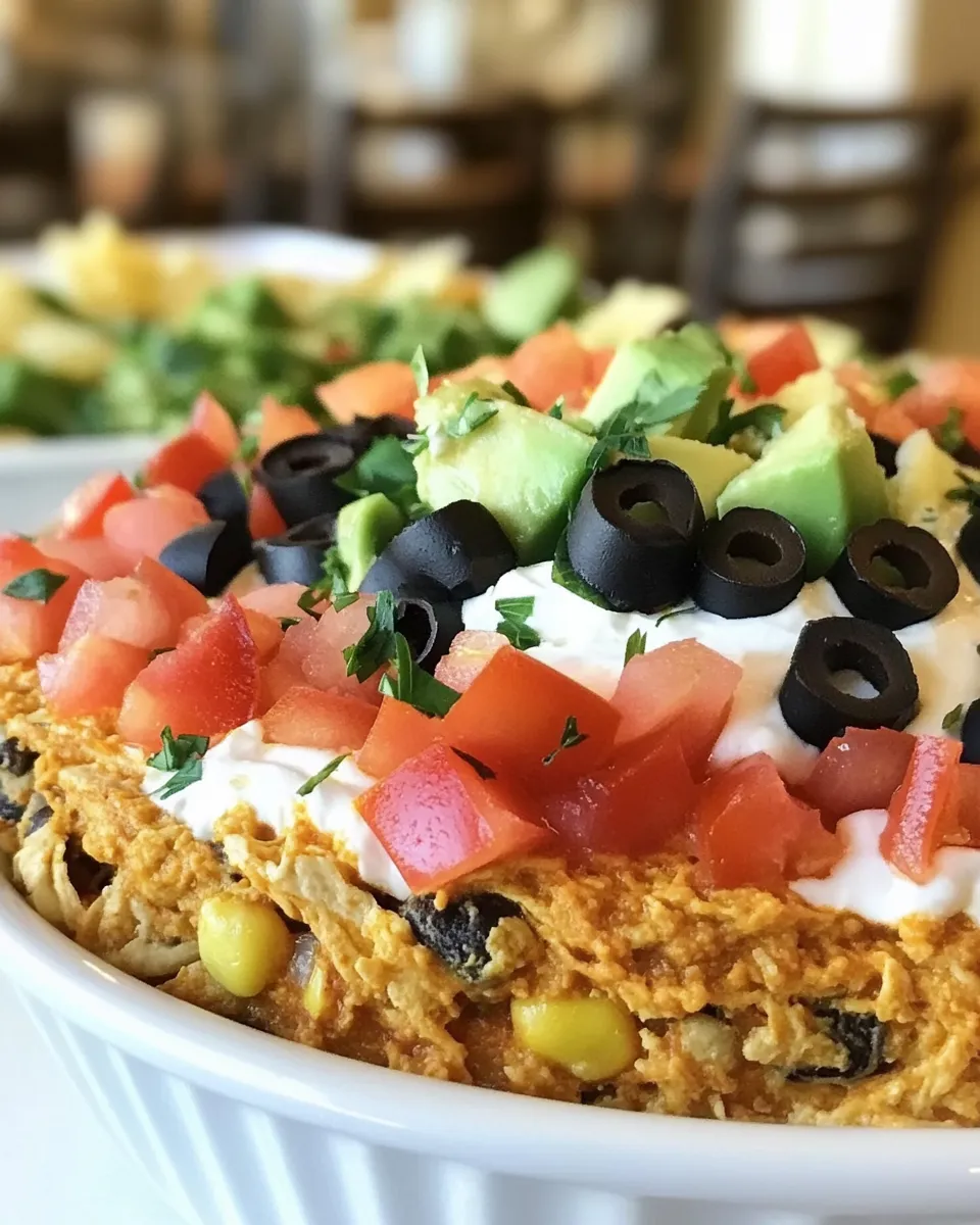 Homemade Seven Layer Dip photo