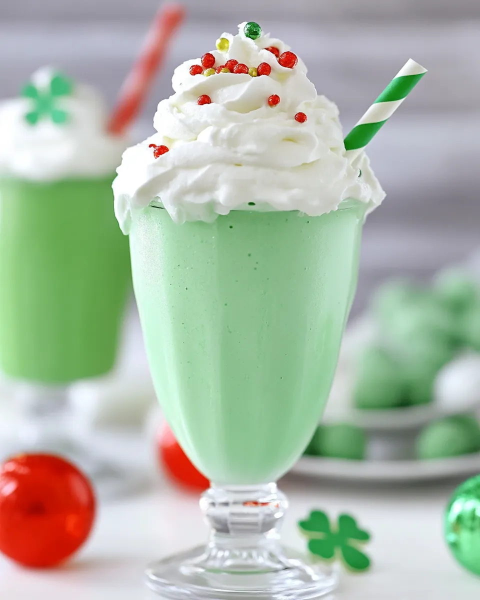 Homemade Shamrock Shake Recipe photo